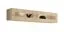 Vitrine suspendue / Éclairage LED inclus / Couleur : Chêne Hickory Jackson / 1 porte basculante / 2 compartiments / Fonction push-to-open / Dimensions : 160 x 29 x 30 cm
