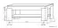 Table basse Cikupa 01, Couleur : Noyer / Orme - Dimensions : 120 x 60 x 40 cm (L x P x H)