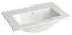 Lavabo salle de bain Bokaro 07 | Céramique blanche | 61 x 39 cm | Élégance moderne