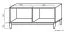 Table basse Alotau 12, couleur : chêne - Dimensions : 100 x 60 x 46 cm (L x P x H)