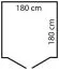 Abri de jardin 08, en bois de pin - Dimensions extérieures avec toit : 200 x 200 x 210 cm (L x l x h)
