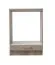 Meuble bas pour appareils encastrables Mionica, Couleur : Chêne gris / Sable, 1 porte basculante, Dimensions : 82 x 60 x 56,5 cm