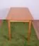 Table carrée en pin massif couleur aulne Junco 228B | 110 x 70 cm | Design moderne | Fabrication robuste