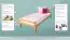 Lit simple / lit de jeune Markus hêtre massif nature y compris sommier à lattes déroulable - 90 x 200 cm
