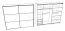 Armoire à portes coulissantes / armoire Sabadell 13, couleur : blanc / blanc brillant - 222 x 269 x 64 cm (H x L x P)