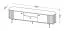 Meuble TV Annelin 05 cachemire | 49 x 180 x 40 cm | 1 tiroir, 2 portes, 3 compartiments | Pieds métal 15 cm