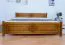 Lit junior en pin massif | Finition chêne rustique | 160 x 200 cm | Sommier inclus | Design moderne et robuste