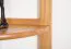 Étagère d’angle en pin massif Junco 60 | Finition aulne chaleureuse | 164 x 40 x 30 cm | 4 compartiments design