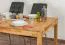 Table à manger extensible en chêne massif huilé | Design moderne | 140-180 x 90 cm | Wooden Nature 116