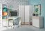 Bureau adolescent Forks 07 | Chêne / Blanc | 79 x 120 x 51 cm | 2 tiroirs