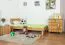 Lit junior Wooden Nature 02 en chêne massif huilé - couchette 100 x 200 cm (l x L)