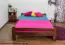 Lit Pin massif 160 x 200 cm Noisette