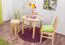 Tabouret en pin massif naturel | Design moderne | 45 x 35 cm | Réf. 004