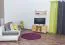 Meuble TV bas en pin massif naturel 002 | 55 x 118 x 47 cm | Design moderne | Rangement pratique