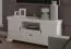 Meuble TV Sentis 07, Couleur : Pin blanc - 59 x 158 x 46 cm (H x L x P)