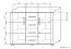 Commode Aitape 17, couleur : chêne Sonoma foncé - Dimensions : 92 x 119 x 40 cm (H x L x P)