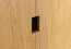 Armoire à portes battantes en chêne massif naturel Aurornis 03 | 200 x 96 x 60 cm | Design moderne