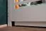 Lit cabane enfant en pin massif blanc D3B | Tiroir gris | Sommier inclus | 80 x 160 cm