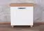 Banc avec rangement et porte-chaussures Cuenca 09 | Chêne/Blanc | 60 x 60 x 39 cm