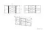 Commode Tullahoma 06, Couleur : Chêne / Blanc brillant - Dimensions : 90 x 190 x 42 cm (h x l x p), avec 2 portes, 4 tiroirs et 4 compartiments