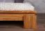 Lit double premium Tasman 03 | Chêne sauvage massif huilé | 200 x 200 cm | Design naturel