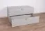 Commode ado Skalle 08 gris | 2 tiroirs Soft-Close | 47 x 94 x 49 cm | Design moderne