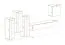 Meuble TV mural Balestrand 194 | Design élégant noir | 160 x 330 x 40 cm | Push-to-open