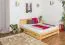 Lit Pin 160 x 200 cm Naturel Abbildung