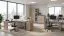 Bureau Cianjur 01 | chêne / blanc | 77 x 135 x 60 cm | Design moderne et fonctionnel