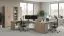Bureau Cianjur 01 | chêne / blanc | 77 x 135 x 60 cm | Design moderne et fonctionnel