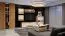 Meuble TV Gataivai 24 | Beige brillant & noyer | 48 x 161 x 46 cm | Design moderne & rangements pratiques
