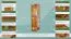 Armoire en bois de pin massif, couleur chêne 002 - Dimensions 190 x 47 x 60 cm (H x L x P)