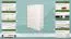 Commode blanche en pin massif Junco 157 | Design moderne | 140 x 89 x 41 cm