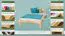 Lit enfant ou adolescent en pin massif naturel 75 | 140 x 200 cm | Inclus sommier à lattes