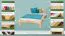Lit enfant ou adolescent en pin massif naturel 75 | 140 x 200 cm | Inclus sommier à lattes