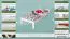 Lit simple / lit d'appoint en pin massif blanc 76, sommier à lattes inclus - 100 x 200 cm (L x l)