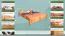 Lit double / lit d'appoint en pin massif, couleur aulne 77C, avec sommier à lattes - 180 x 200 cm (l x L)