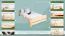 Lit enfant ou adolescent en pin massif naturel 84 | Design moderne | 120 x 200 cm | Inclus sommier à lattes