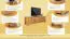 Meuble TV Wooden Nature 127 en cœur de hêtre massif - 48 x 160 x 40 cm (H x L x P)