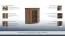 Étagère vitrine pour commode Sentis, couleur : brun foncé - 97 x 75 x 75 cm (H x L x P)