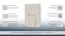 Armoire / Armoire à portes battantes Chambre d'enfant Blanc 198x126x56 cm