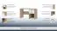 Bureau 28, Couleur : Hêtre / Blanc - 74 x 125 x 60 cm (h x l x p)