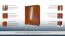Armoire à portes battantes / armoire Dahra 04, couleur : brun chêne - 197 x 150 x 59 cm (H x L x P)