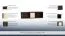 Meuble mural 3 compartiments Trelew 02 | Wenge & Ahorn | 31 x 120 x 26 cm | 1 porte | Finitions solides