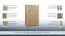 Armoire à portes battantes / armoire Plata 08, couleur : chêne sonoma - 201 x 120 x 53 cm (H x L x P)