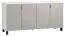 Commode Pantanoso 04 blanc et gris | Design moderne | 78 x 160 x 47 cm | Soft Close