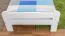 Cadre de lit pour enfants / Lit pour enfant 90 x 200 cm | Bois massif: Pin | Laqué Blanc | incl. sommier à lattes Abbildung