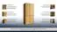 104 cm de large Armoire avec 2 portes | Couleur: Naturel Abbildung