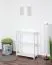Étagère murale en pin massif blanc laqué Junco 291C | 30 x 30 x 20 cm | Design moderne | Rangement mural