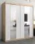180 cm de large Armoire avec 2 portes | 10 casiers | Couleur: Chêne Sonoma  / Blanc Abbildung